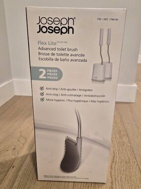 Joseph Joseph White Flex Lite Advanced Toilet Brush Duo